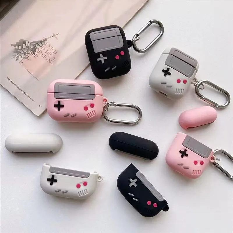 Custodia Per Airpods Pro 2 Generation Cute Fashion Game Per Airpods 3 2 1 3D Gameboy Custodia Per Auricolari Airpod Pro 2 Per Airpods Pro 2Nd