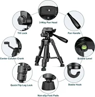 Mini Tripod for Camera, 25inch Aluminum Tabletop Camera Tripod, Portable Travel Tripod , for Cameras, Projectors, Spotting Scope - Image 6