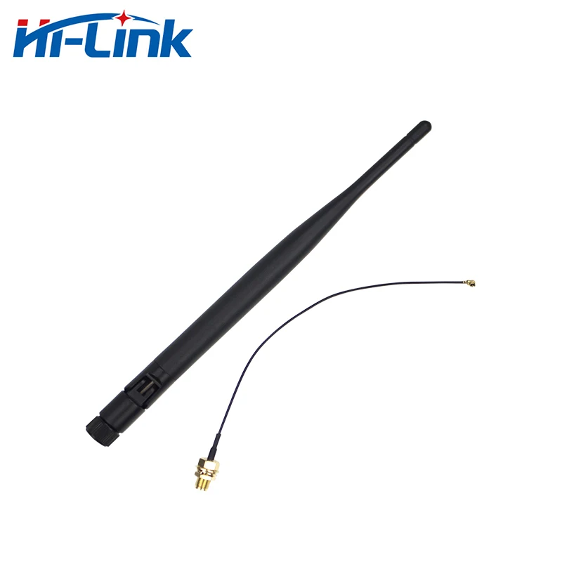 Free Shipping 2 PCS Lot High Gain  6DB 2.4Ghz RP-SMA Connector Black WIFI Antenna 6