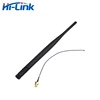 Free Shipping 2 PCS Lot High Gain  6DB 2.4Ghz RP-SMA Connector Black WIFI Antenna 6