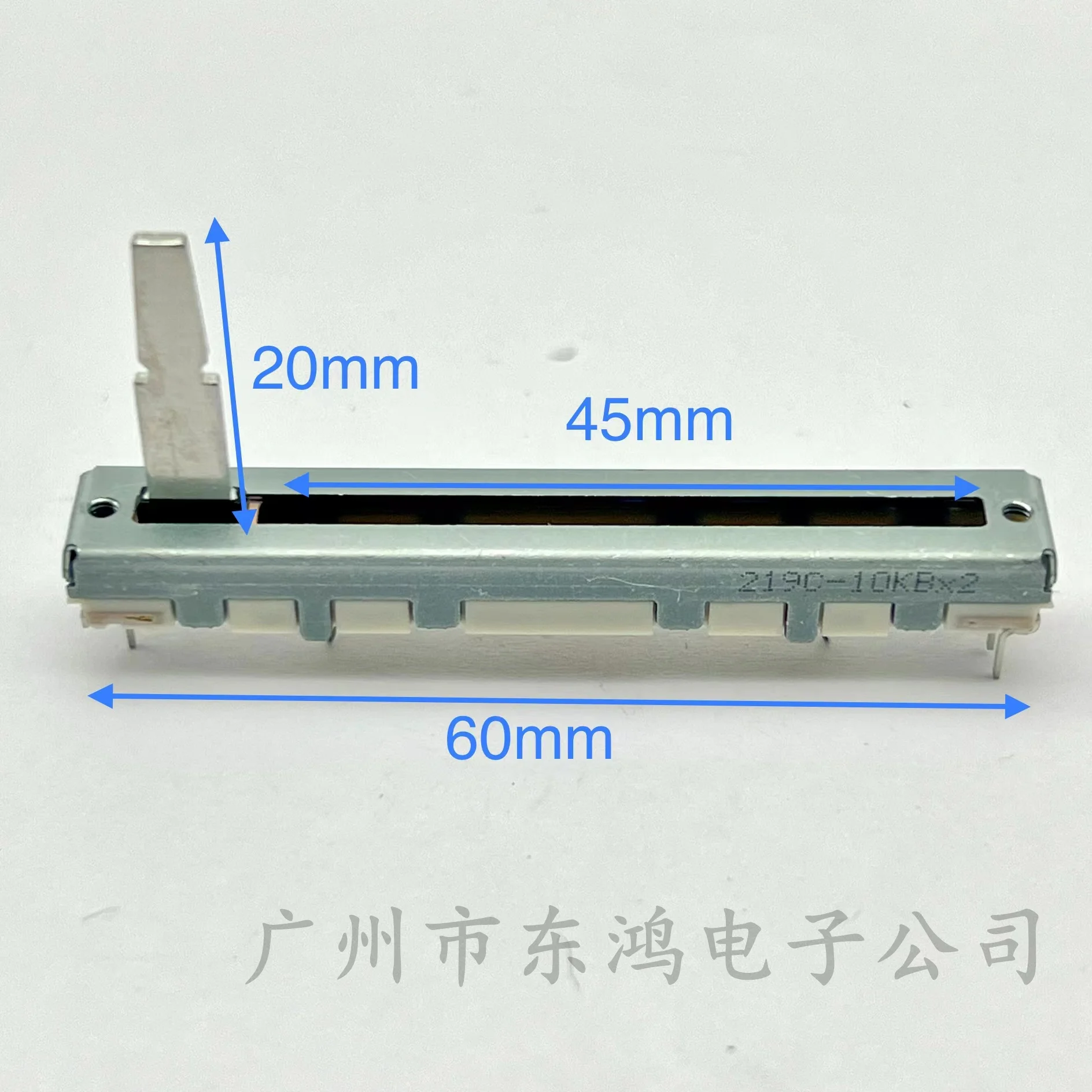 50 PCS 6cm dual B10KX2 with damping multiturn potentiometer linear potentiometer rotary potentiometer potentiometer kit trimmer potentiometer adjustable resistor potentiometer knobs
