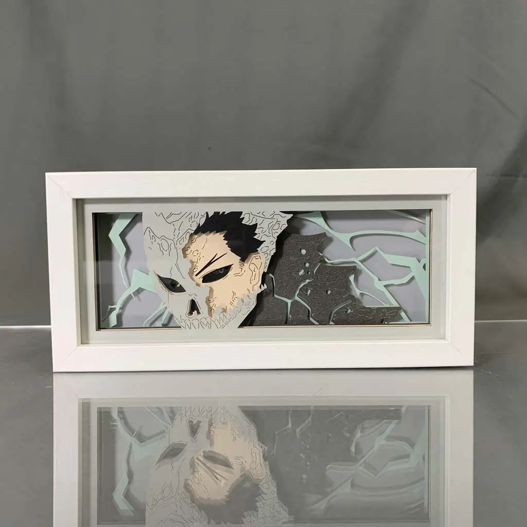 Kaiju No. 8 3D Paper Carving Night Light – Anime Decorative Lamp & Gift