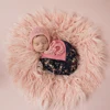 Don&Judy Long Pile Newborn Baby Infant Photo Shooting Blanket Mat Faux Fur Rug Photography Background Basket Layer For Studio 2