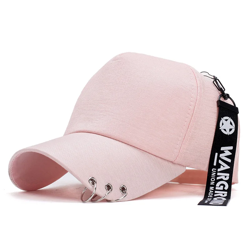 D&T 2022 Neue Mode Hoop Band Baseball Frauen Männer Vielseitig Ring Dekoration Baumwolle Kappe Einstellbar Soild Casual_voghion.com
