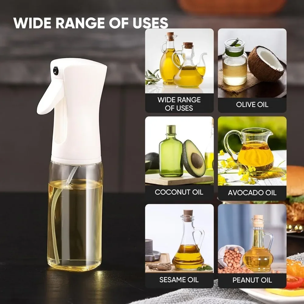 200/300/500ml Oil Spray Bottle Kitchen Baking Olive Oil Dispenser Camping BBQ Baking Salad Vinegar Soy Sauce Sprayer Containers 2