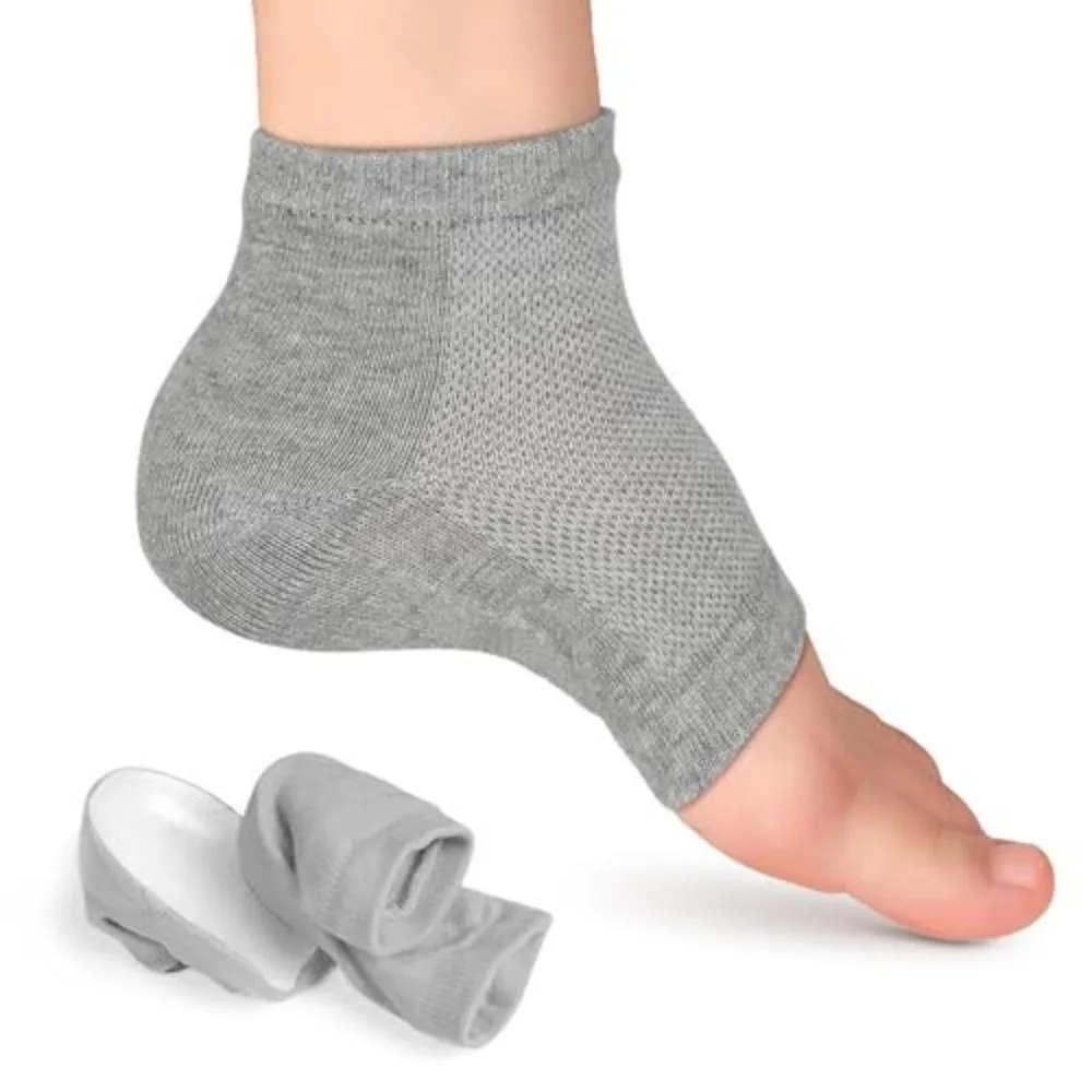 Chaussettes invisibles Rizzsoles Hauteur Max - Coussinets de talon épais  antidérapants - 2,5/3,5 cm - Pour homme et femme : : Mode