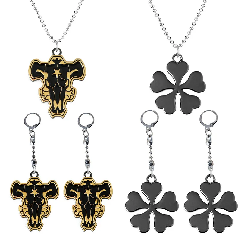 Hot Black Clover Asta Yuno Grinbellor Noell Silva Metal Pendnat Colar 