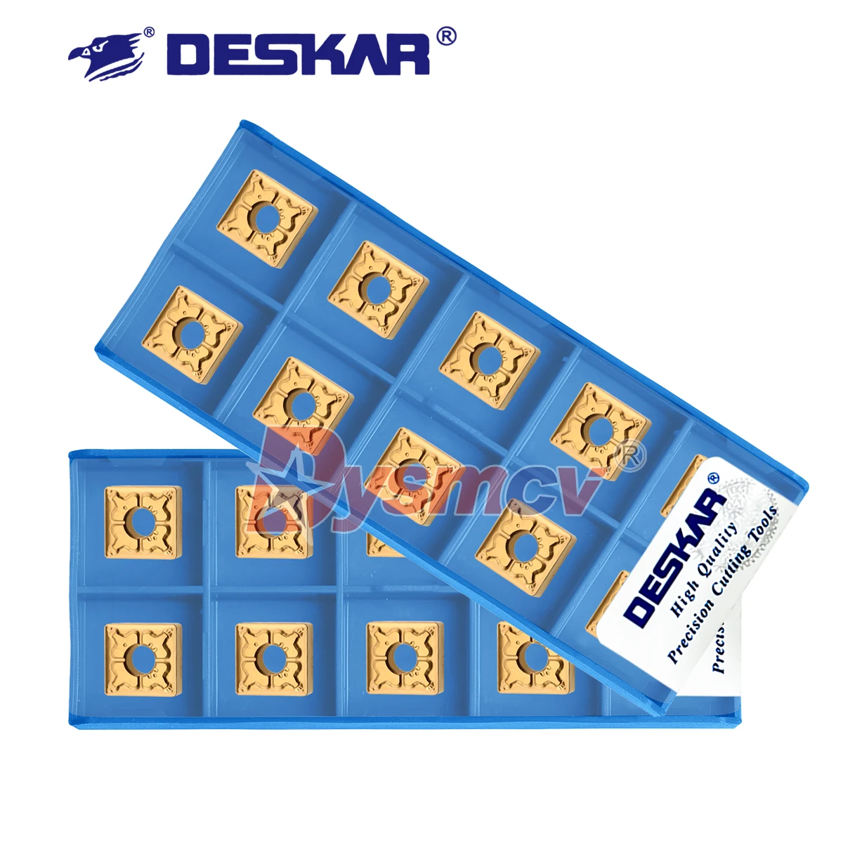DESKAR 100 % Original-CNC-Drehmaschine, äußeres kreisförmiges Schlitzwerkzeug SNMG120404-TM R/L-S SNMG190612-CV LF9018, quadratische Einsätze aus gelbem Stahl