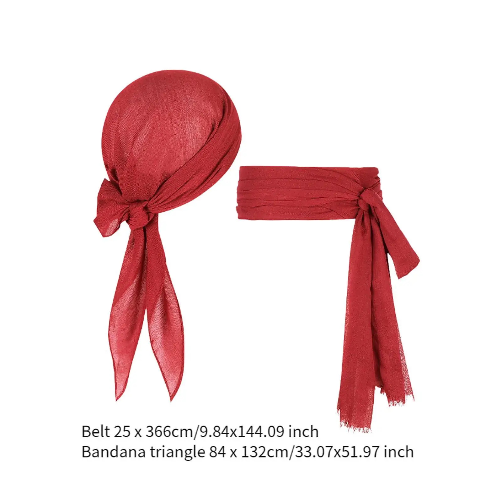 Cosplay Costume Pirate Costume Set Pirate Turban Sash Fancy Dress up Creative