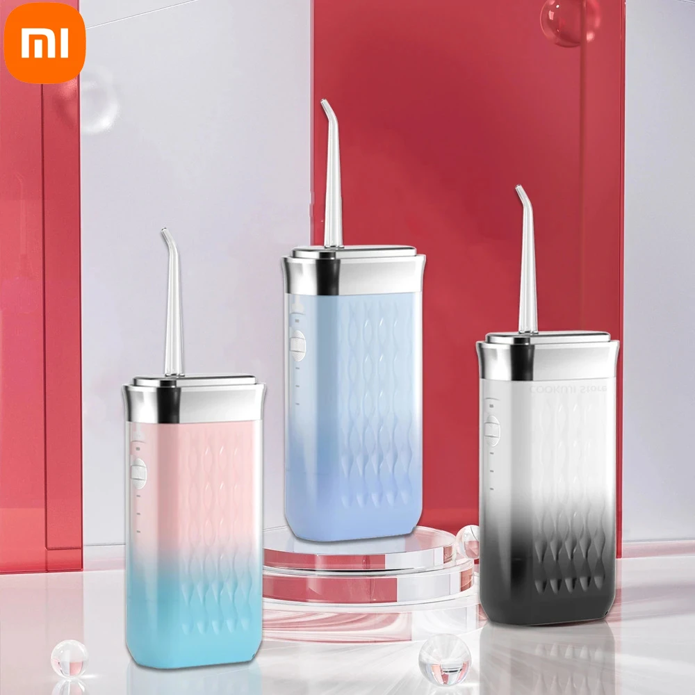 Xiaomi mijia Portable Oral Irrigator USB Rechargeable Capsule Water Flosser Dental Pick Waterproof Cleaner Mouth Washing Machine ирригатор xiaomi mijia meo701 water flosser dental oral irrigator