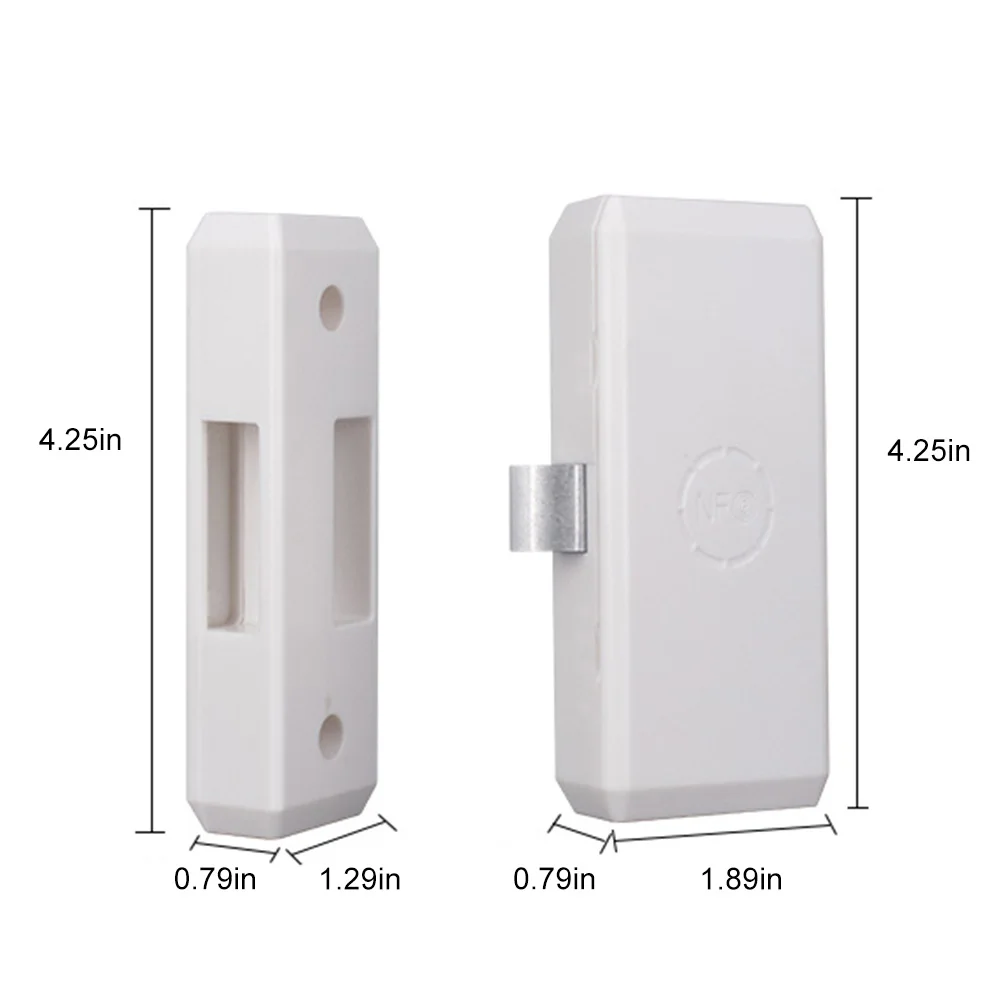 Tuya APP/EM Card Unlock Smart Drawer Lock No Hole File Cabinet Furniture Electronic Keyless Invisible NFC Sensor Locks Switch