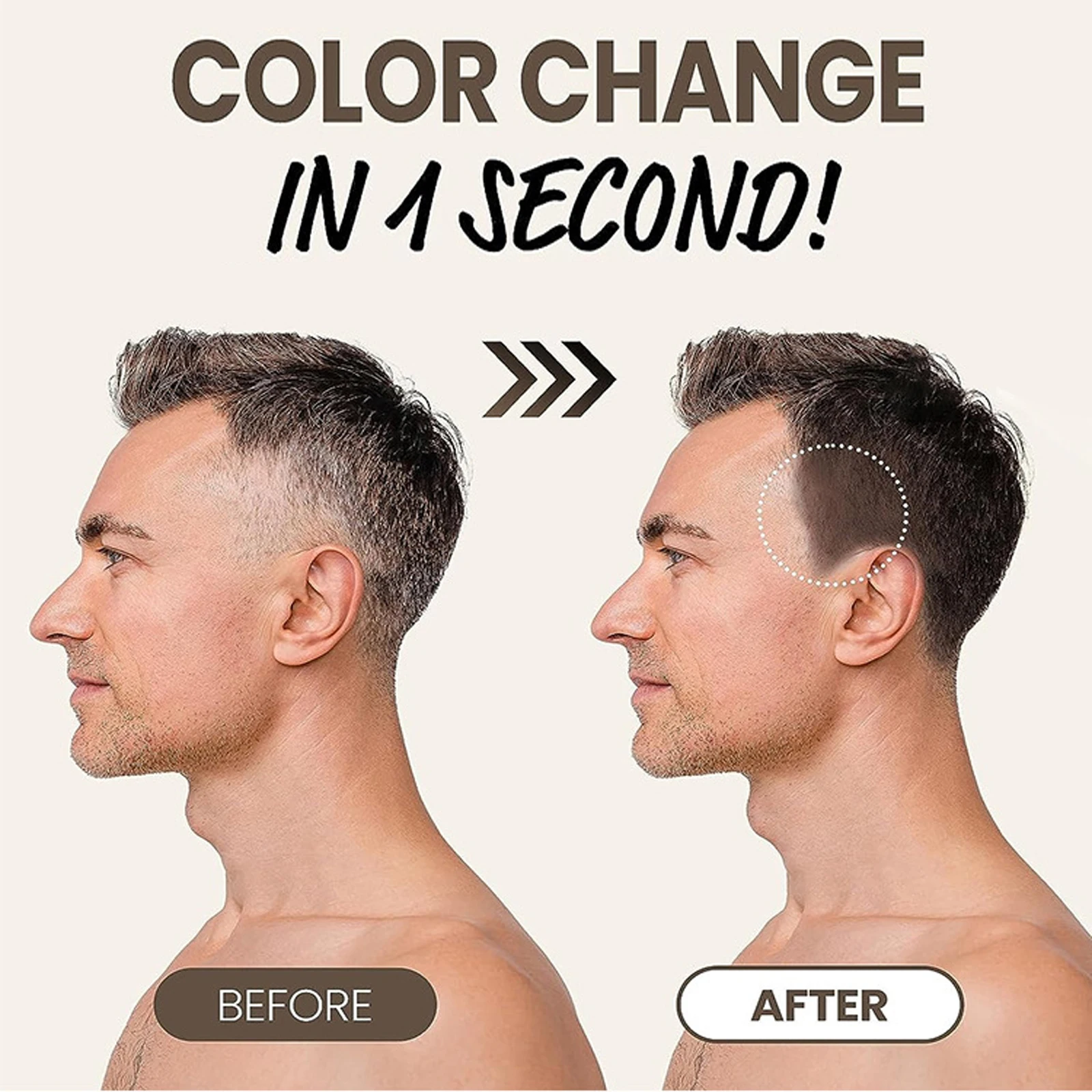 Hair Color Stick Long Lasting Fast Staining Washable High Saturation Cover Gray Hair Lipstick Shape Disposable Dye Pen hair dye stick hair color dye