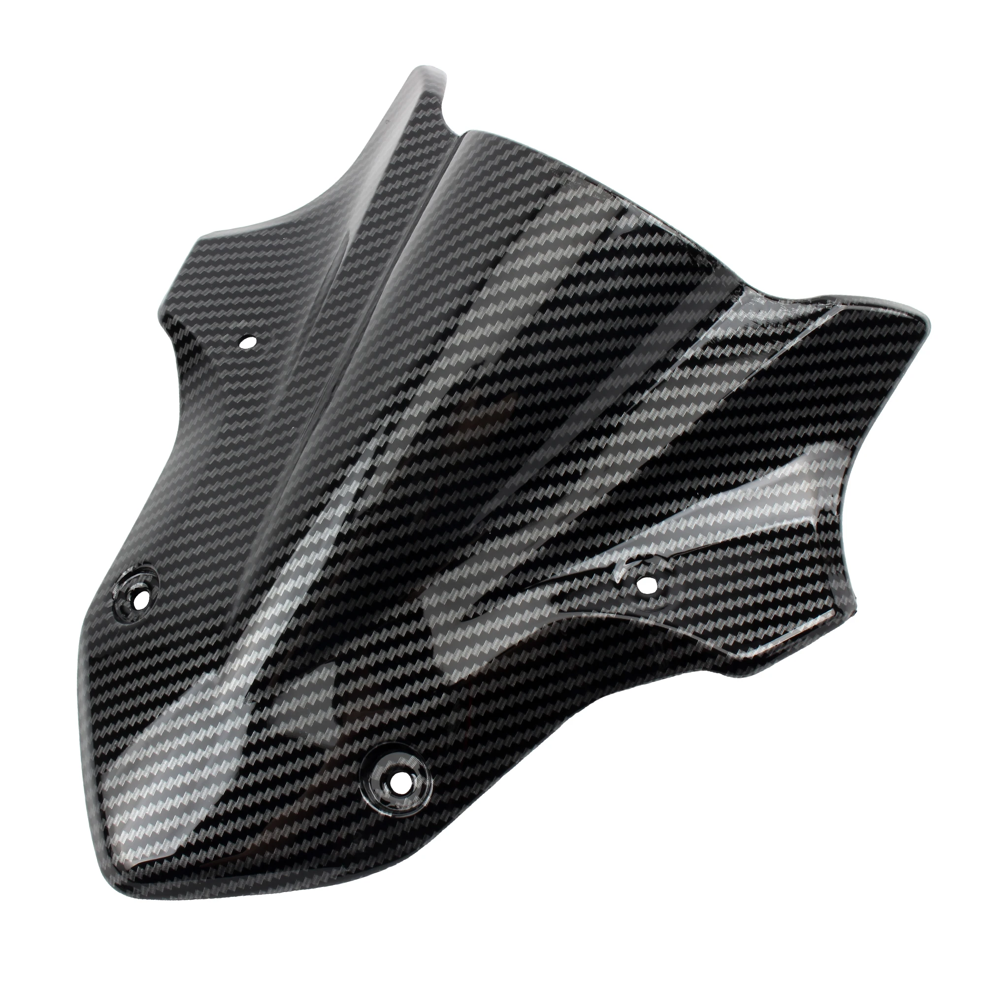 Motorcycle Front Spoiler Fairing Windscreen Windshield Wind Deflector for Kawasaki Z900 Black