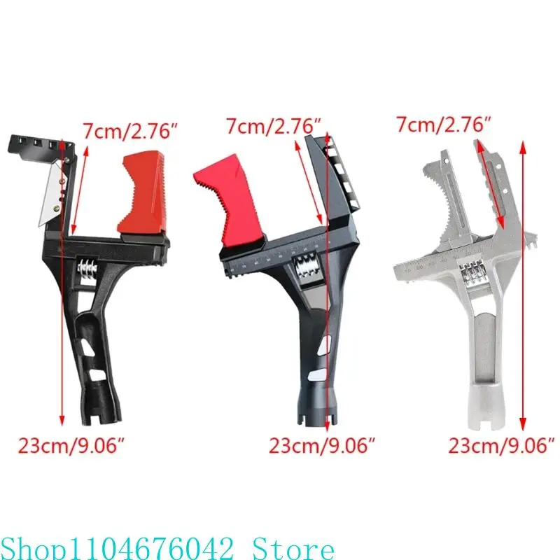 5asd Faucet & Sink Wrench Plumbing Wrench Basin Multi-purpose Tool for Toilet Bowl/Sink/Bathroom