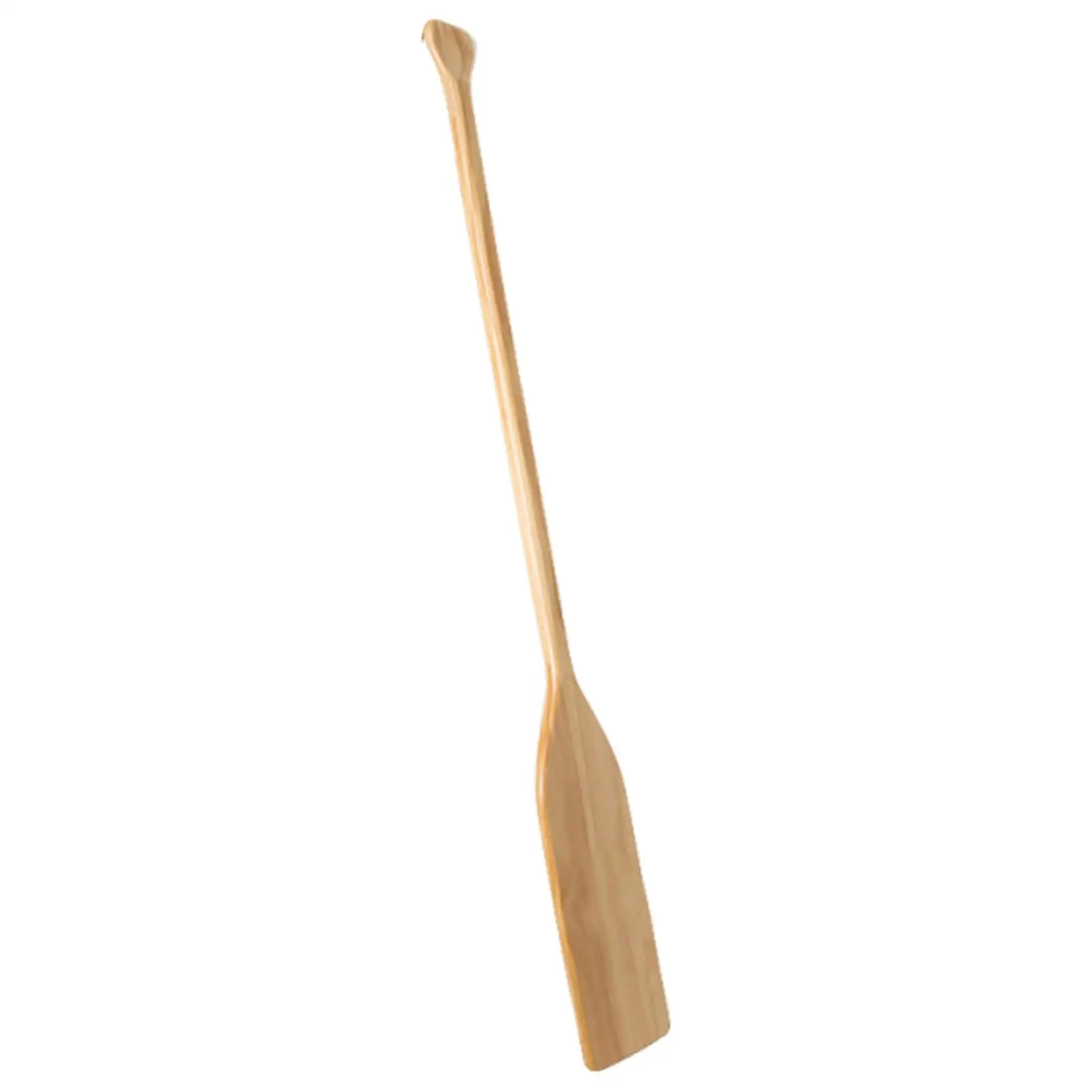 Floating Wood Boat Paddle Durable Canoe Oar T Grip Anti Scratch Edge Lightweight Paddle for Kayak Training and Recreational Use