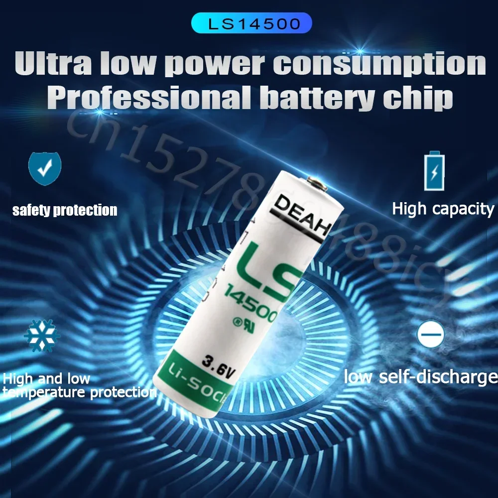 4PCS New 3.6V LS14500 LS 14500 ER14505 14500 TL5104 Lithium Battery For PLC Equipment CNC Machine Primary Batteries
