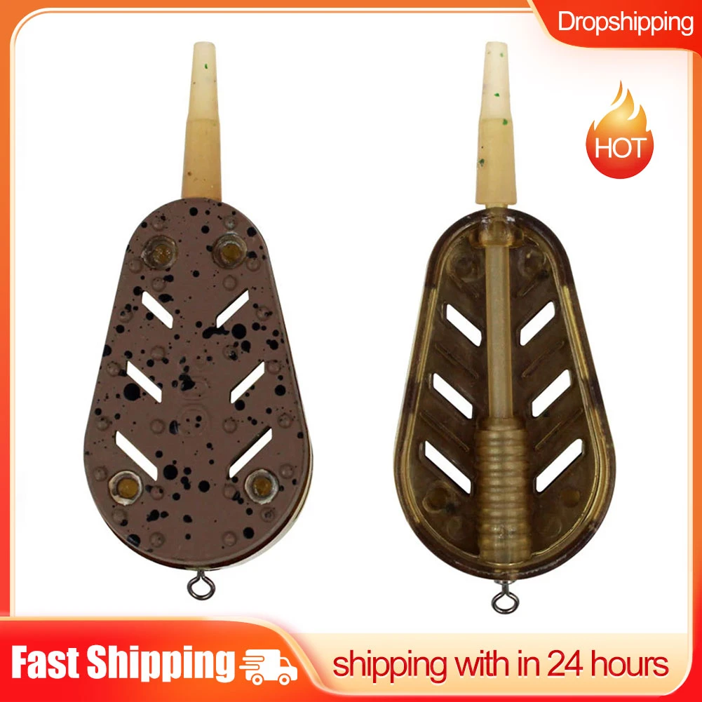 Zinc Alloy Fishing Accessories Zinc Alloy Bait Holder Feeder 1pc