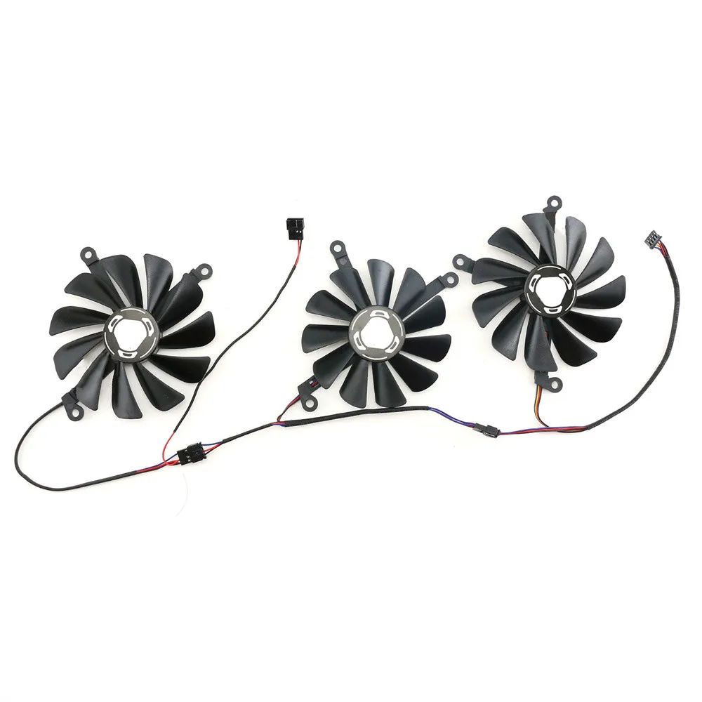 1/3Pcs Dc12V 11-Blade Ventola Di Raffreddamento Sostituzione Della Scheda Video Cooler Muslimexayp Per Xfx Rx6800 6800Xt 6900Xt Ventola Grafica