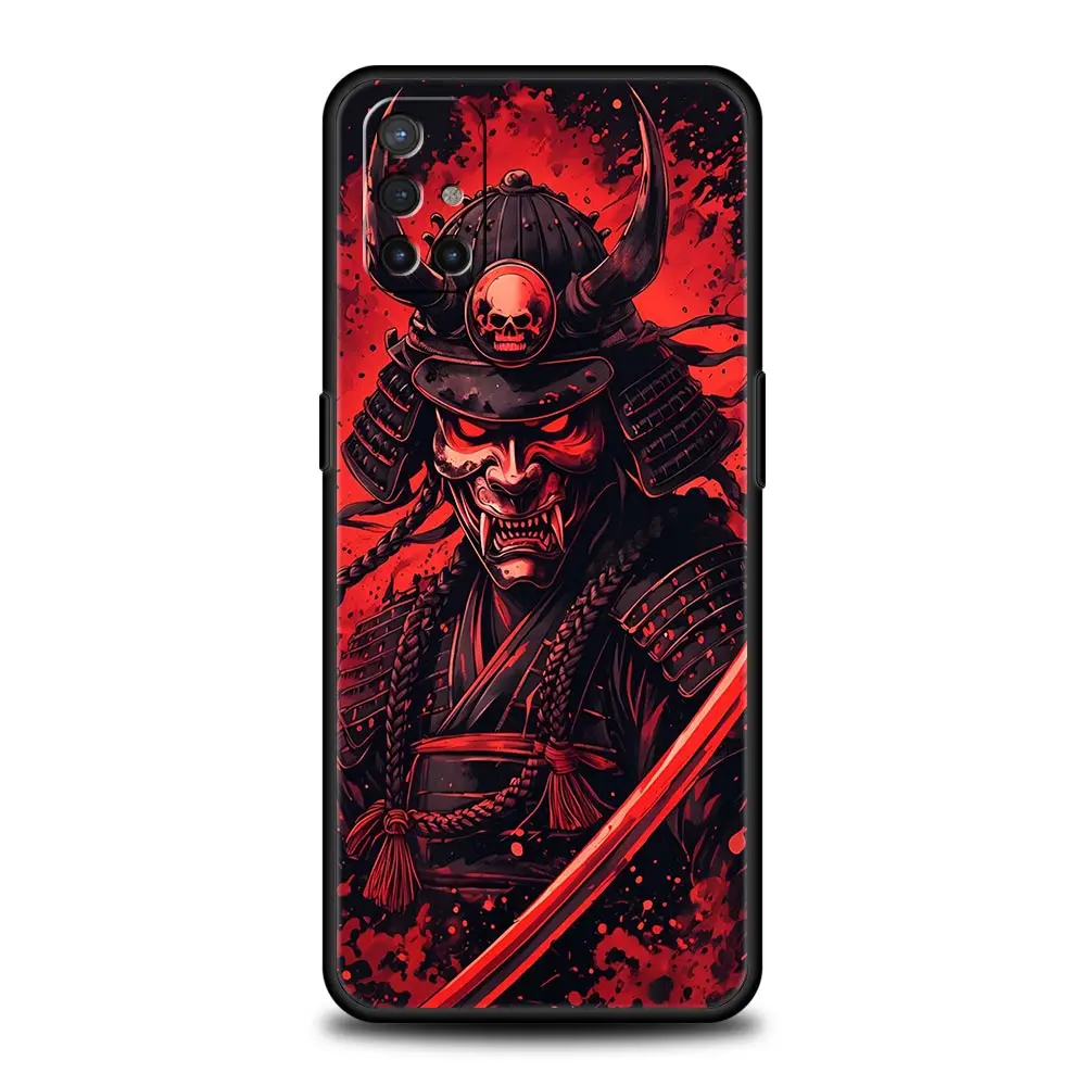 Samurai Ghost Face Phone Case - Japanese-Inspired Design Cover