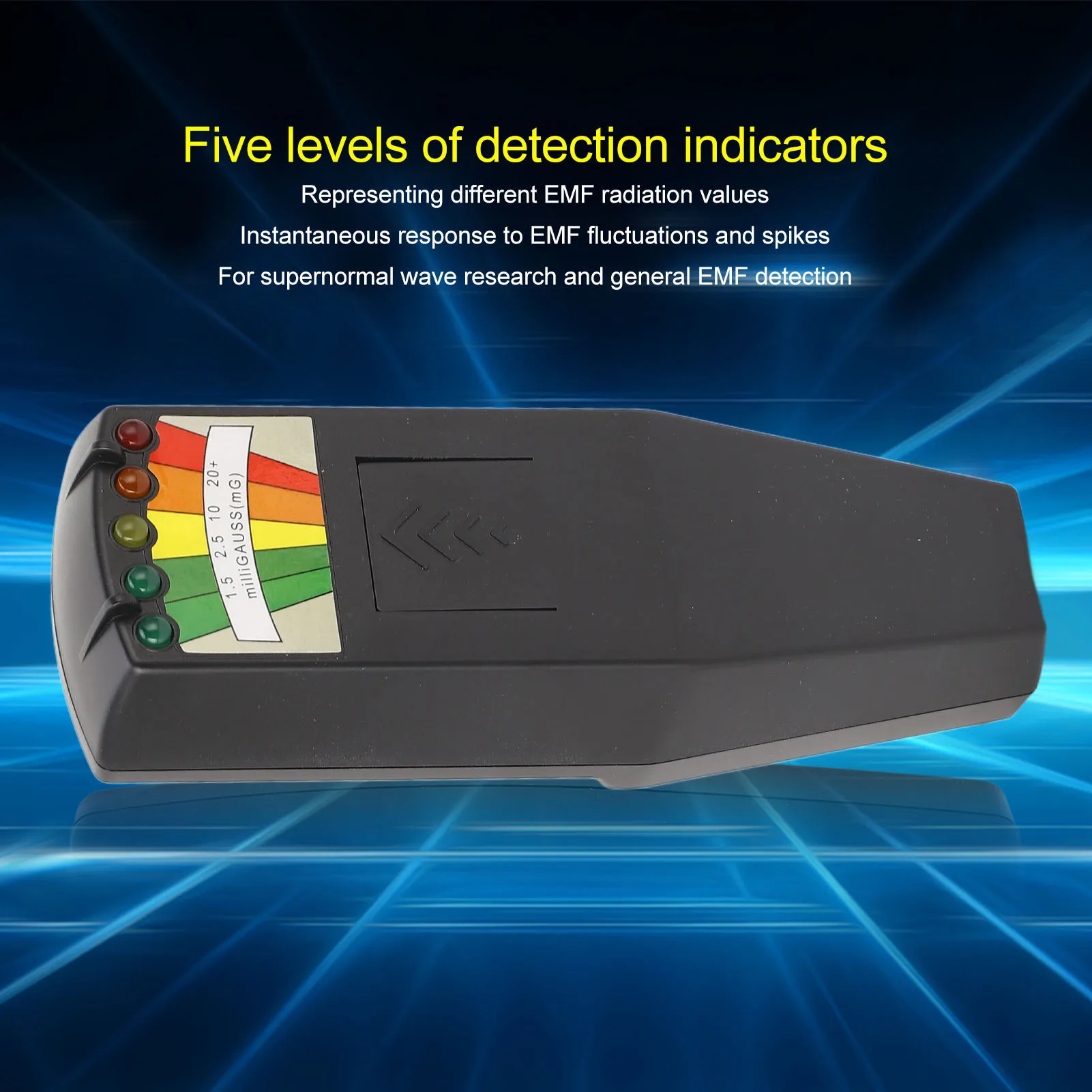 Electromagnetic Radiation Tester EMF Meter Magnetic Field Detector Hunting Paranormal Tester Electromagnetic Radiation EMF Meter