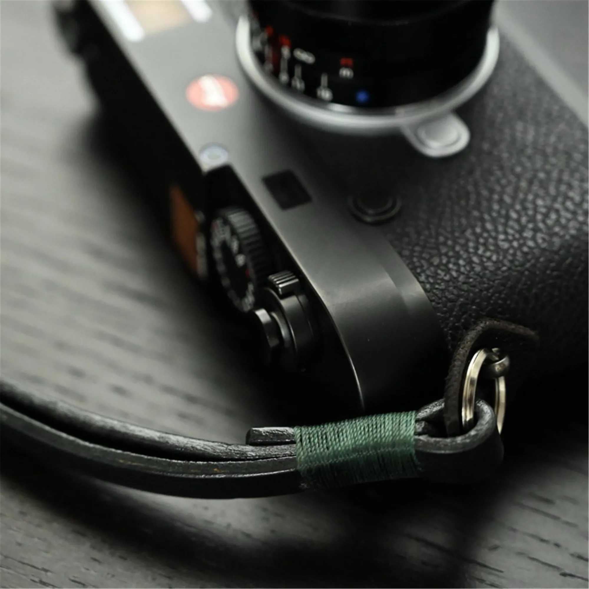 Handmade Leather Câmera Wrist Hand Strap Leica Fuji Sony Olympus Canon Nikon Mirrorless