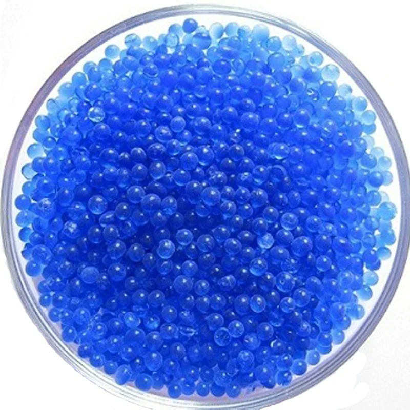 SuperiorQualityRawMaterialSilicaGelBlueIndicatingBeadDesiccant
