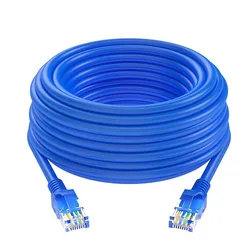 High - Speed Cat 6 Ethernet Cable - 10Gbps 1000Mhz LAN Network Cable - 1m (Blue)