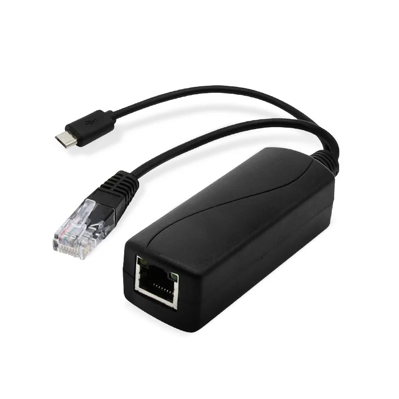 

POE Splitter Micro USB Connector IEEE 802.3af Standard 48V to 5V Output 10/100M Power Module Ethernet Adapter for Wifi IP Camera