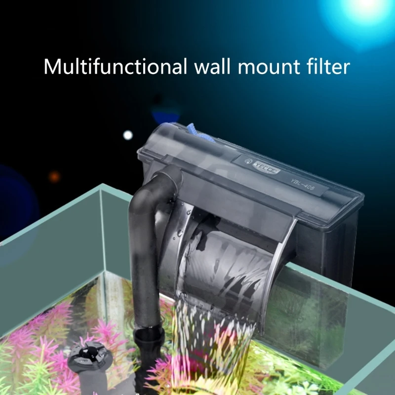 Aquarium Fish Tank Vacuum Cleaner, Siphon Pump Water Changer Kit