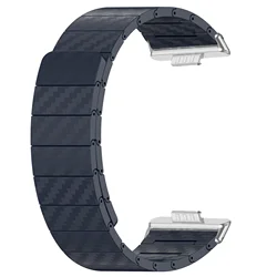Premium Carbon Fibre Magnetic Bracelet Band for Smartwatches - Business Edition Wristband ( Deep Blue)
