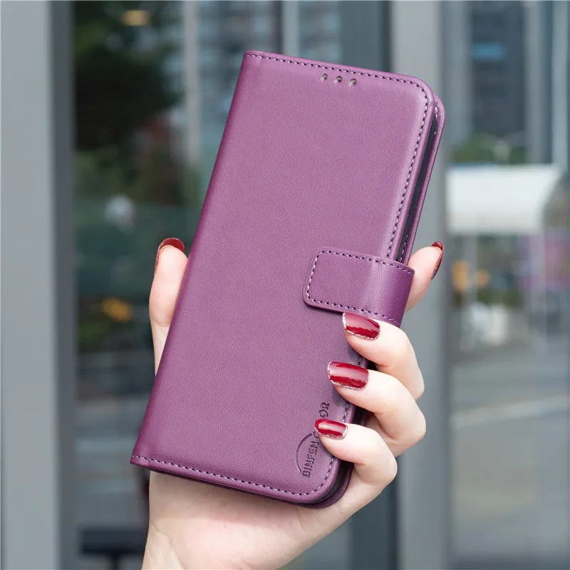 Magnetic Leather Wallet Flip Cover Case