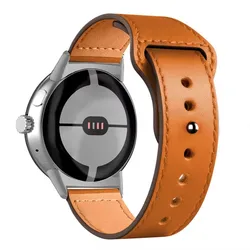 Premium Leather Replacement Strap for Pixel Watch - Stylish Wristband Bracelet (3)
