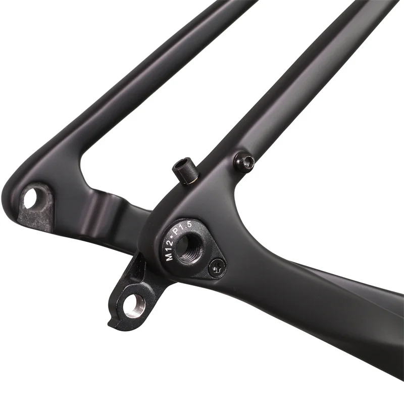ICAN GJ01 gravel Disc brake carbon cyclocross bike bicycle frame internal cable routing max tire MTB 29er x 1.95 Road 700C x45mm
