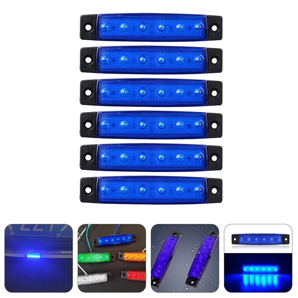 

6pcs Waterproof Marine Boat Lights Utility 6 LEDs Interior Lights for Boat Kayak