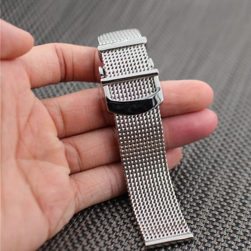 Milanese Stainless Steel Watch Band for IWC PORTOFINO PORTUGIESER