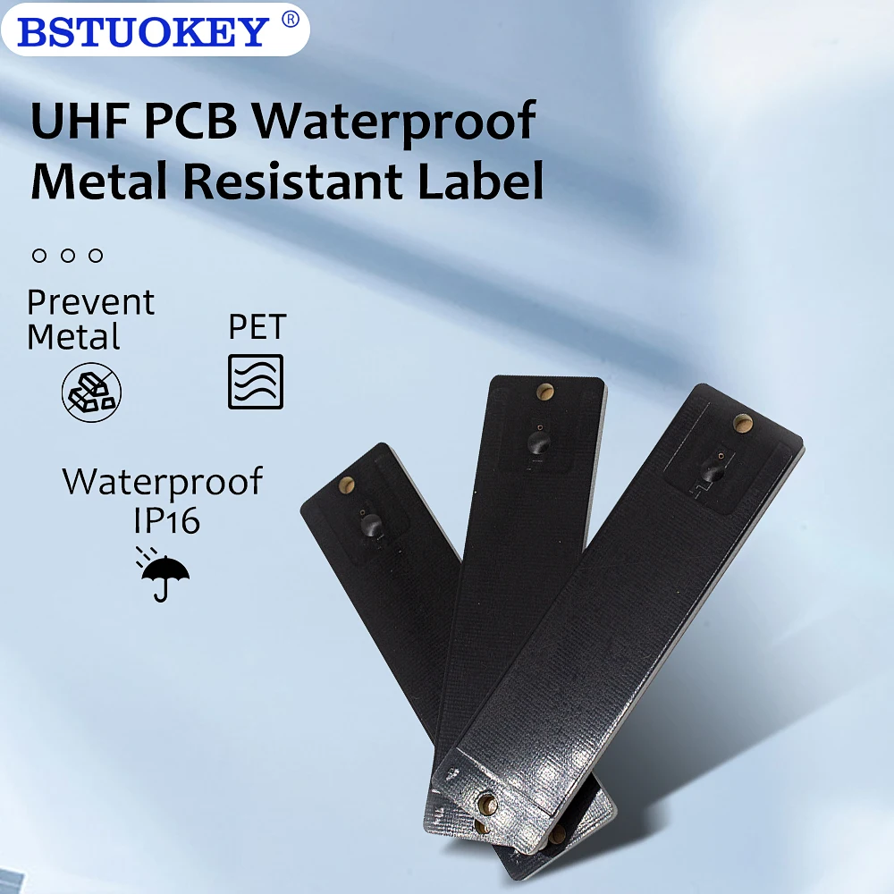 

10pcs/lot waterproof Long Range Anti metal RFID UHF Tags Sticker Wet Inlay 860-960mhz Alien U7 EPC Global Gen2 ISO18000-6C