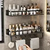 Black Bathroom Shower Room Storage Rack Toiletries Shelf Storage Is Perfect For Bathroom Item Storage 1