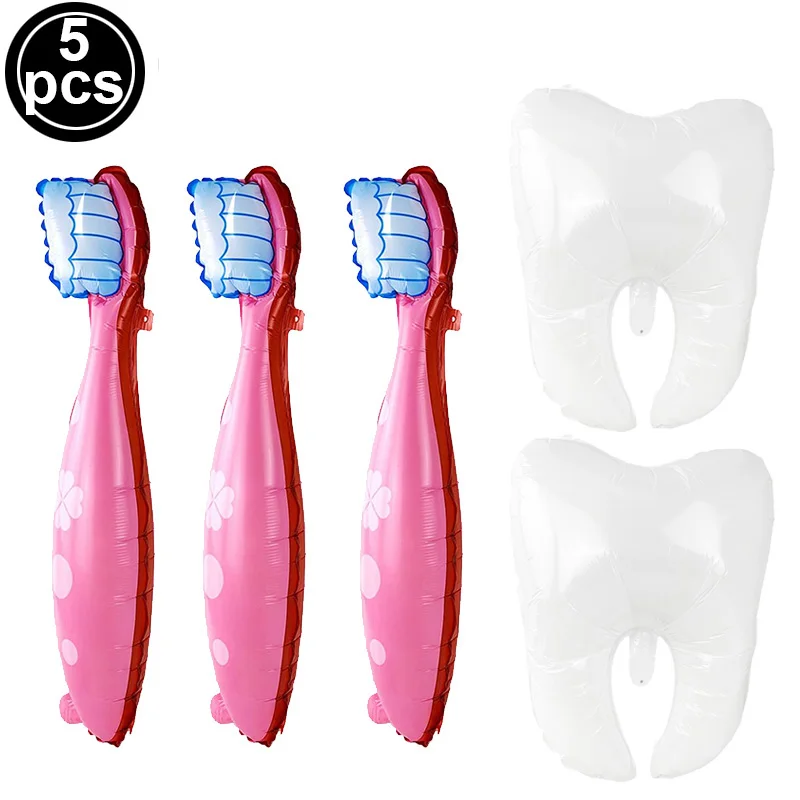 Dental Health Protection Themed Party Decor Foil Balloons