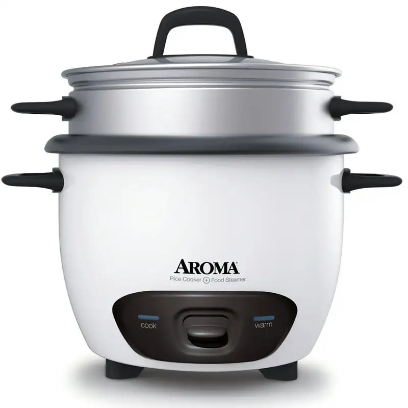 

® 14 Cup Non-Stick Rice Cooker & Steamer, White Ollas arroceras Takoyaki pan Portable electric cooking pot Electric hot pot coo