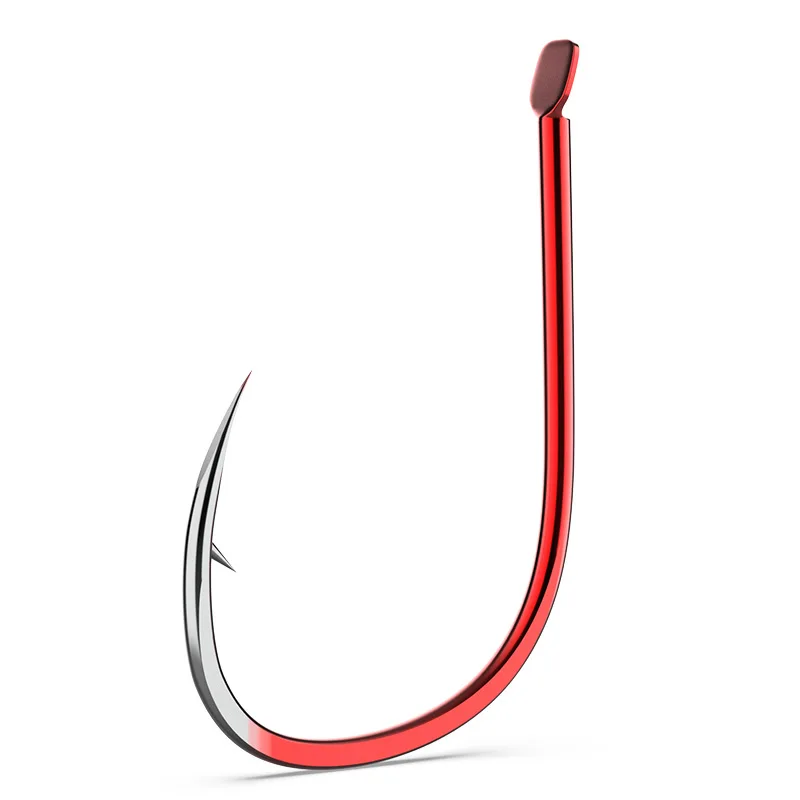 Sea.Yolo 50Pcs Fishing Hooks Sea Barbed Fishing Lures Shank Beak Live Bait Holder Carp Fishing Jig Worm Hooks Accessories Tackle