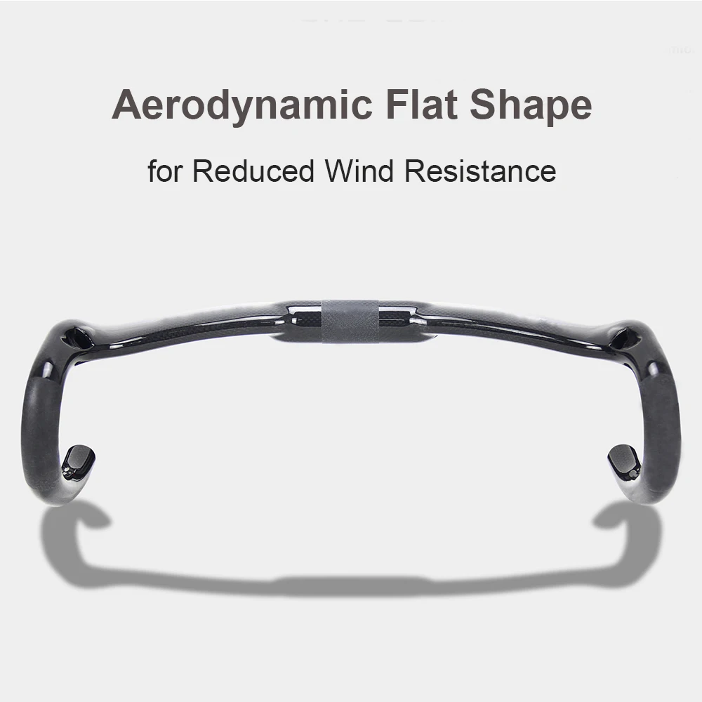 탄소 섬유 속도 핸들 바, 레이싱 자전거 벤트 바, 31.8mm, AERONOVA, 내부 라우팅, 400/420/440mm, 에어로 카본 드롭 핸들 바