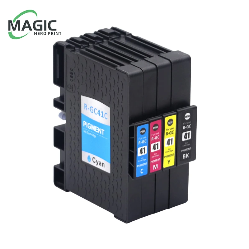 Completa Sublimação Tinta Cartucho Compatível Adequado para Ricoh Aficiones Sg3110dn Sg3100 Sg2100 Sg2010 Sg7100 Sg3120 Impressora Gc41 Premium - Imagem 5