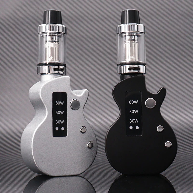 E Zigarette Vape Gitarre 80w Vape Pen Kit 2000mah eingebaute Batterie 0,3 Ohm 2ml Tank USB wiederauf ladbar Vapor Pen Box Mod Vaper_S74c7b8b85b78467f89881c45631430cft