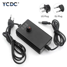 

Adjustable Supply Adaptor AC 100-220V to DC 3V-12V 3V-24V 2A 5A Power Adapter LED Driver Display Adaptor For CCTV Camera Router