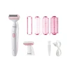 Kemei Electric Shaver Women Cordless One Blade Rechargeable Razor Bikini Trimmer Legs Underarm Public Body Hair Removal Painless 6