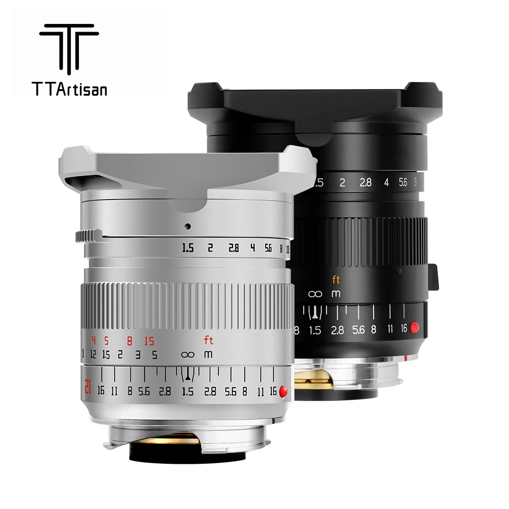

TTArtisan 21mm F1.5 Full Frame Wide Angle Lens for Leica M-Mount Cameras Leica M-M240 M3 M6 M7 M8 M9 M9p M10 Camera Lens
