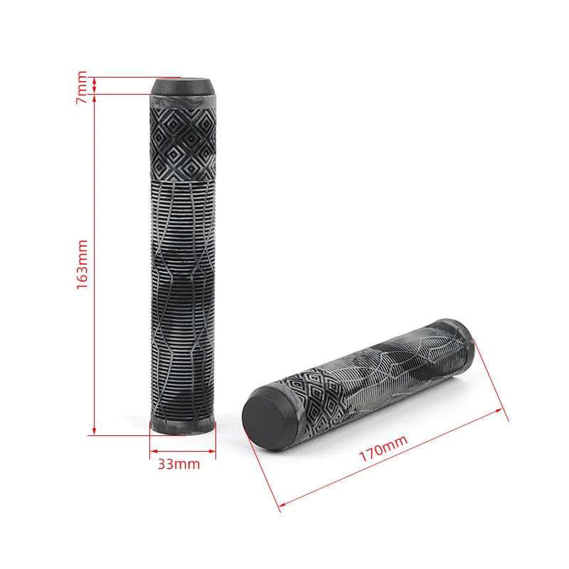 2 Impugnature Per Manubrio Bici – Gomma Morbida TPR, 22 Mm, Universali, Per Bambini, Mountain Bike, Scooter