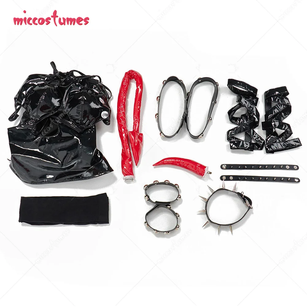 Damen Strumpf Crossover Strap Bodysuit Cosplay Kostüm Outfit mit Kneesocks für Frauen Halloween Cosplay Kostüm 31