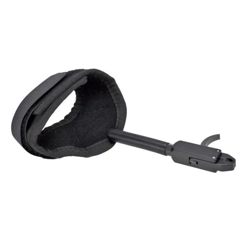 

Adjustable Compound Bow Release Tool Quick Release Comfortable Wrist Release Aid 360 Degree Rotating Jaws Automatic Closing