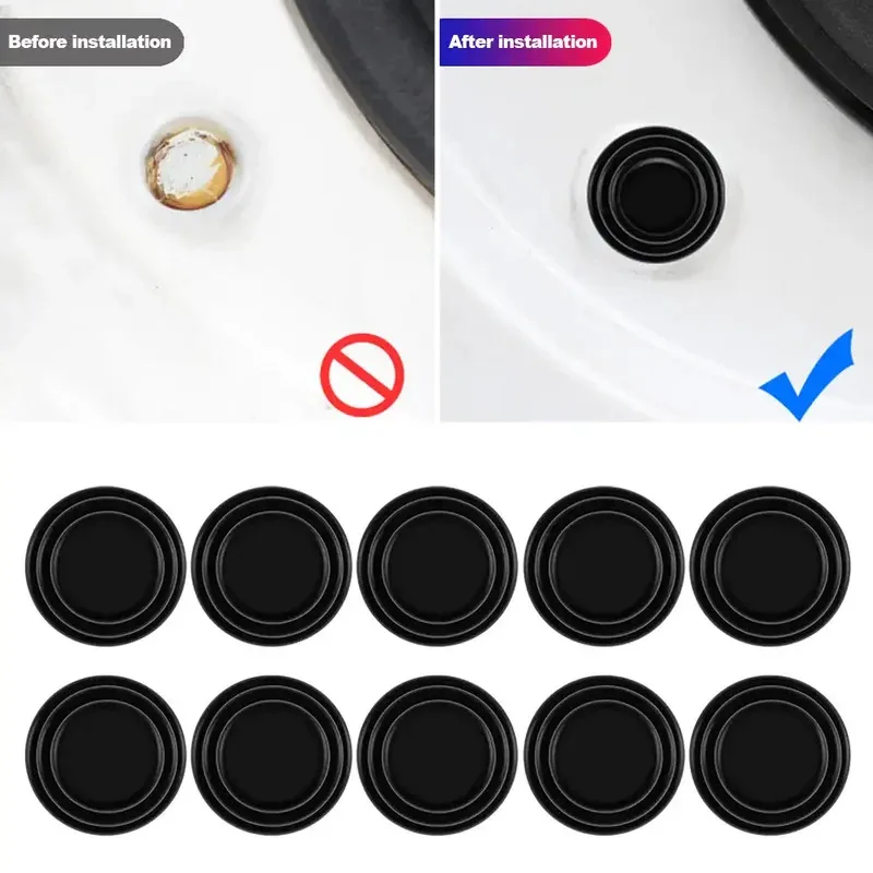 Car Door Pads 20pcs Universal Anti-shock Anti-noise Silicone Pad